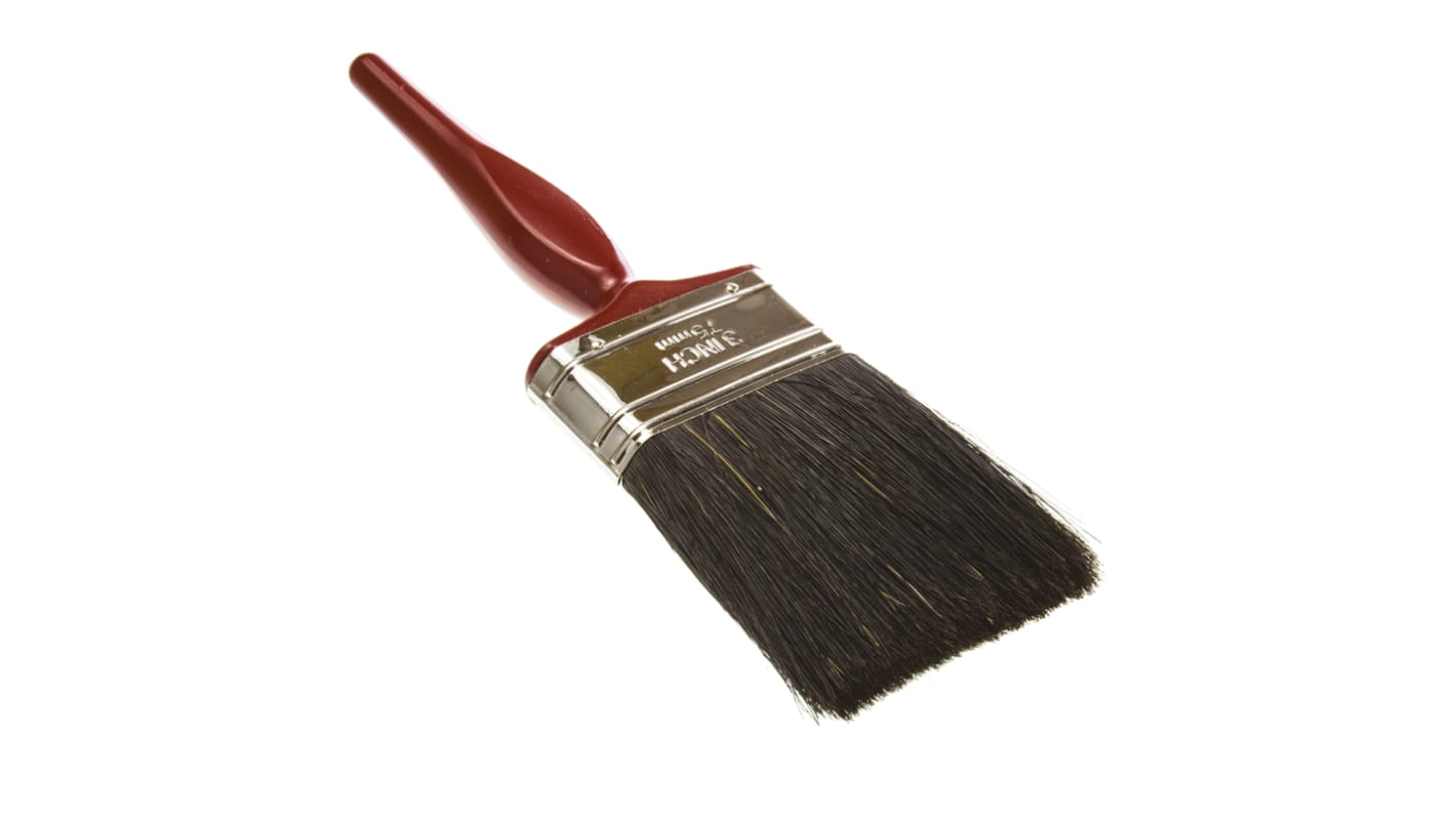 RS PRO Medium 75mm Paint Brush with Flat Bristles