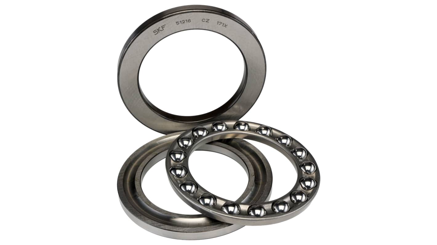 SKF 51216 Thrust Ball Bearing- Open Type 80mm I.D, 115mm O.D