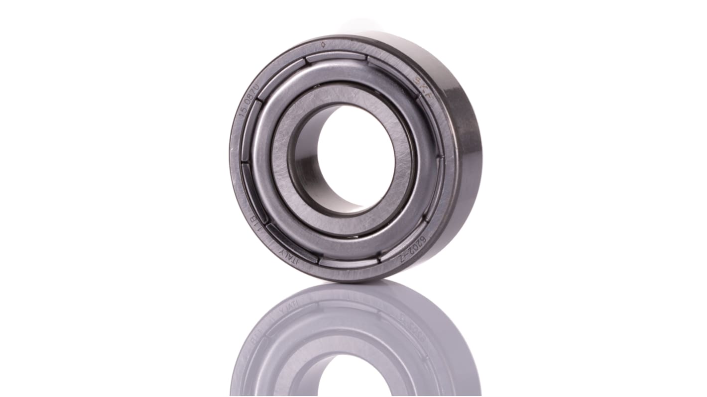 Cuscinetto a sfera Cuscinetti radiali a una corona di sfere SKF in Acciaio, Ø int. 15mm, Ø est. 35mm, Largh. guida 11mm