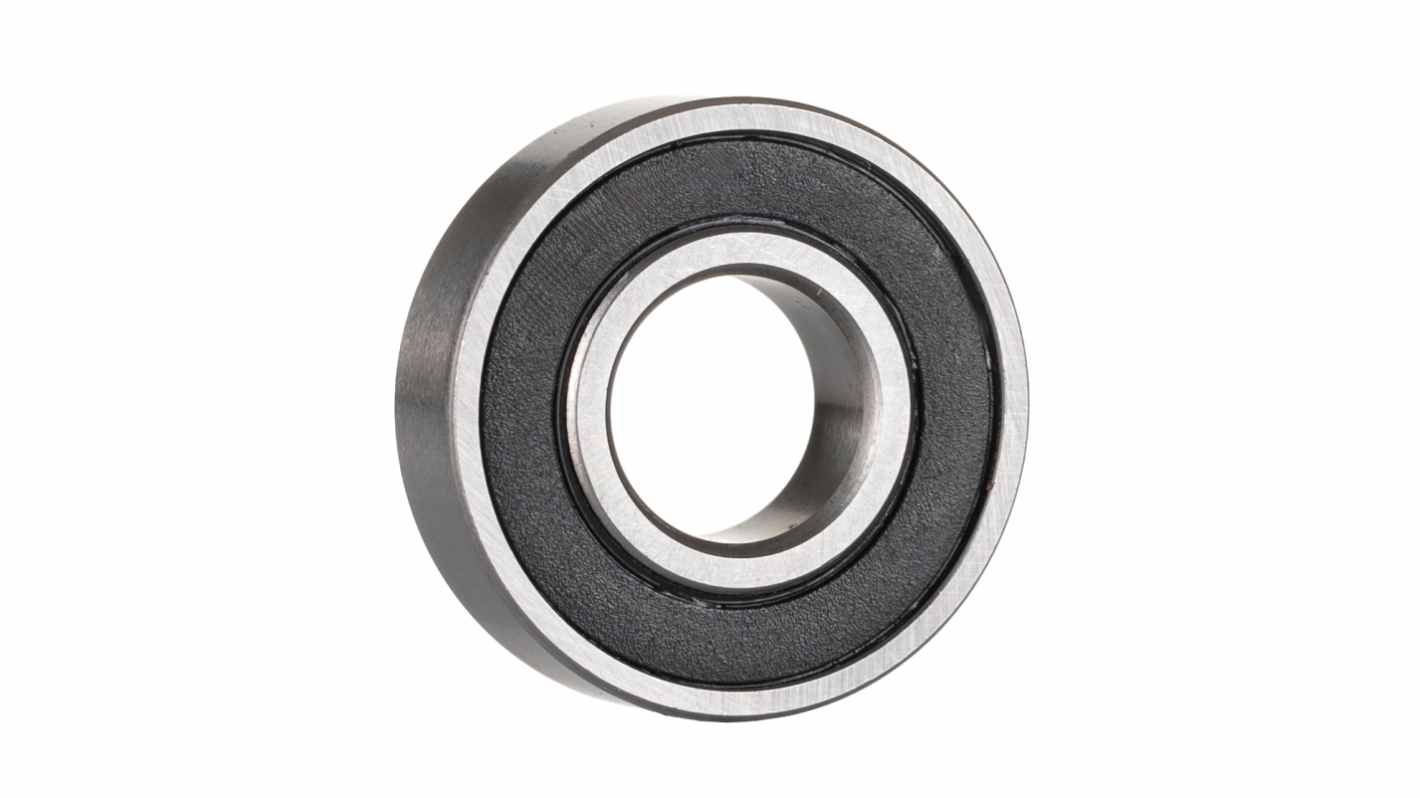 SKF 单列深沟球轴承, 15mm内径, 32mm外径, 13mm宽滚道, CN间隙, 两侧密封