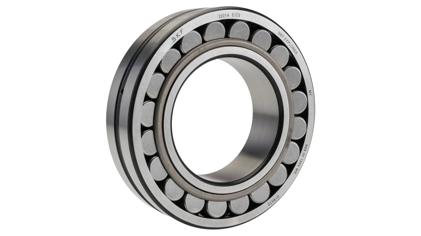 SKF 22214 E/C3 70mm I.D Spherical Roller Bearing Spherical Roller Bearing, 125mm O.D