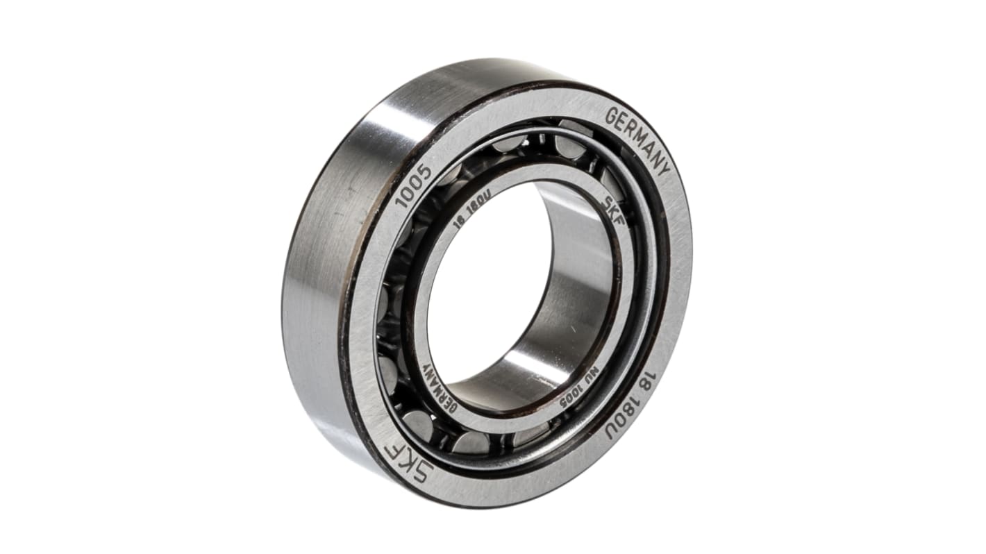 SKF 円筒型ローラーベアリング, 内径:25mm, 外径:47mm, レース SKF 円筒型ローラーベアリング, 内径:25mm, 外径:47mm, レース