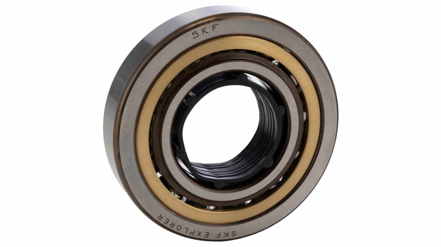 SKF QJ 208 MA Four Point Contact Bearing- Open Type 40mm I.D, 80mm O.D
