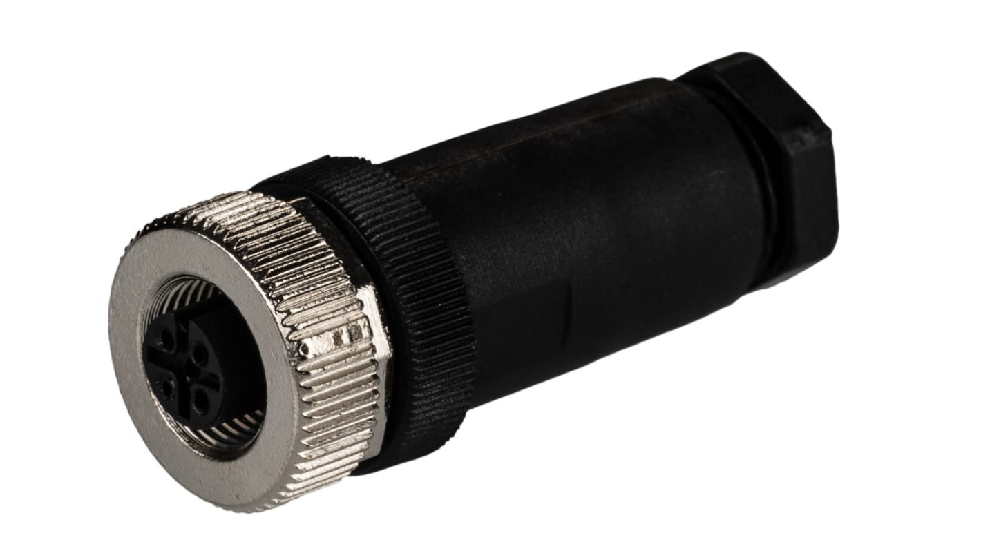 RS PRO Circular Connector, 4 Contacts, Cable Mount, M12 Connector, Socket, Female, IP67