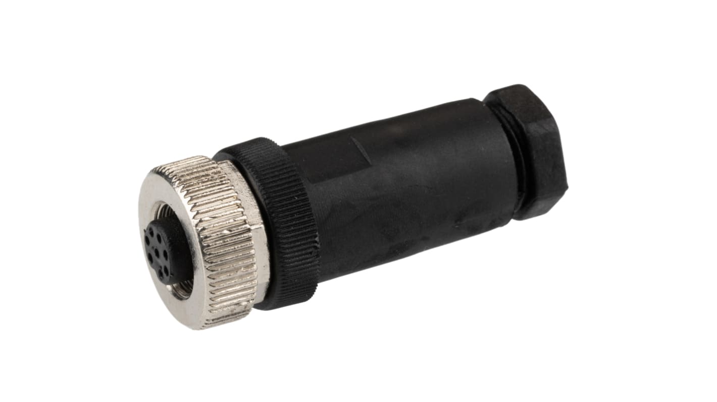 Connettore circolare RS PRO, femmina, M12, 8 poli, Montaggio su cavo