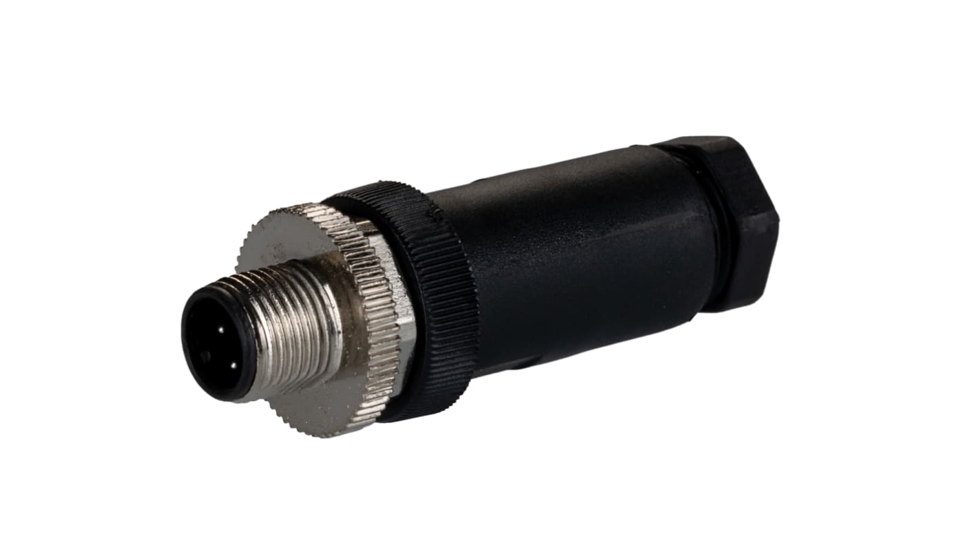 RS PRO Circular Connector, 4 Contacts, Cable Mount, M12 Connector, Plug, Male, IP67