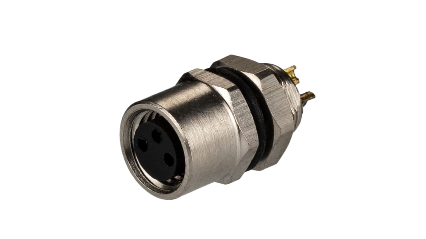 RS PRO Circular Connector, 3 Contacts, Panel Mount, M8 Connector, Socket, Female, IP67