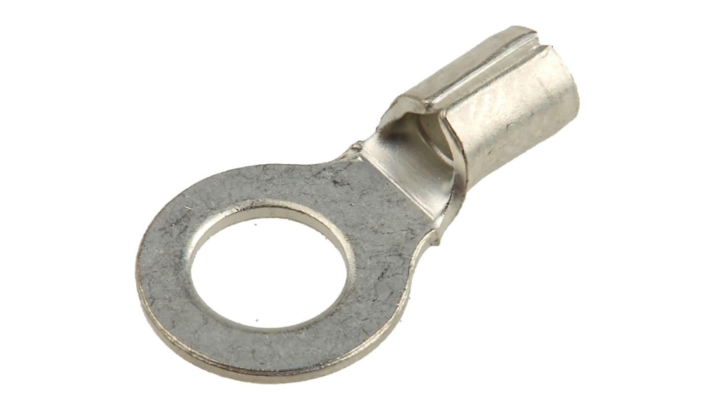 RS PRO Uninsulated Ring Terminal, M5 Stud Size, 1.5mm² to 2.5mm² Wire Size