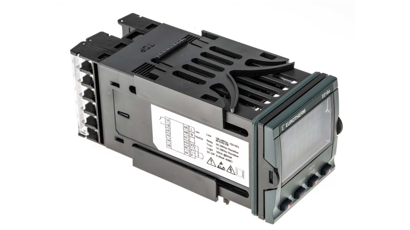 Regulator temperatury PID panelowy Eurotherm Uz: 85 → 264 V ac wyjście Przekaźnik 1-wyjściowy-wyjściowy 48 x 48