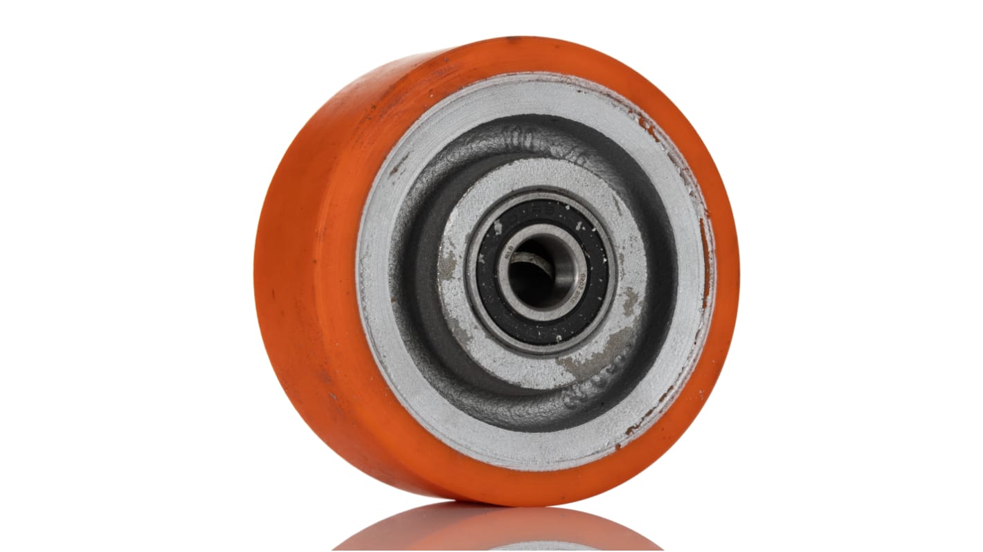 RS PRO Polyurethane Abrasion Resistant, Corrosion Resistant Trolley Wheel, 350kg