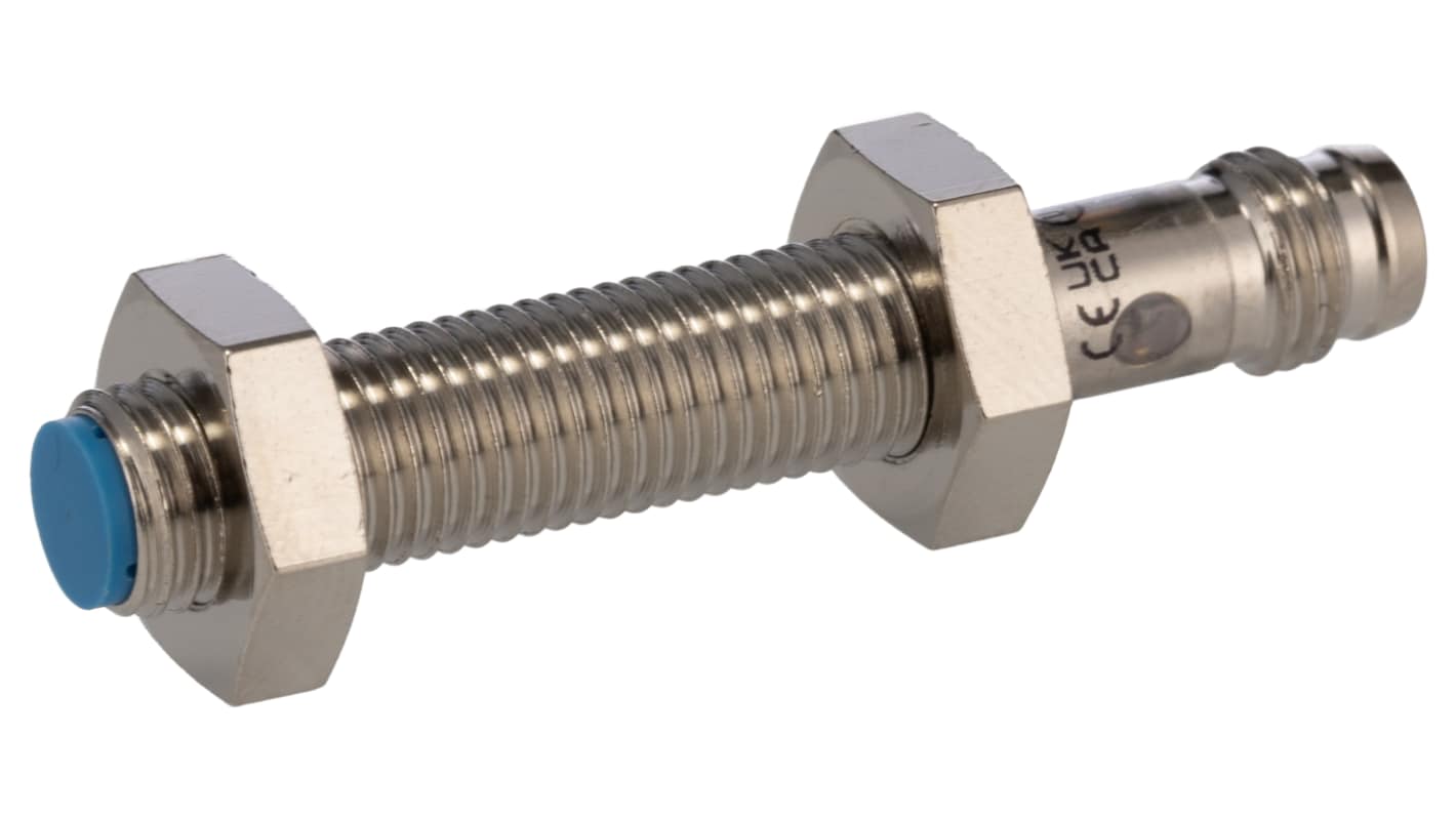 SICK Inductive Threaded Barrel Proximity Sensor, M8, 1.5 mm Detection, NPN NO, 10 → 30 V dc