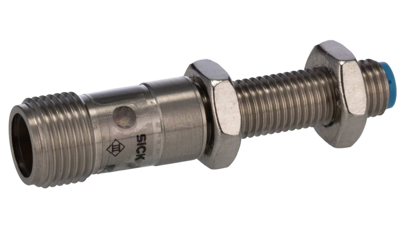 SICK Inductive Threaded Barrel Proximity Sensor, M8, 1.5 mm Detection, PNP NO, 10 → 30 V dc
