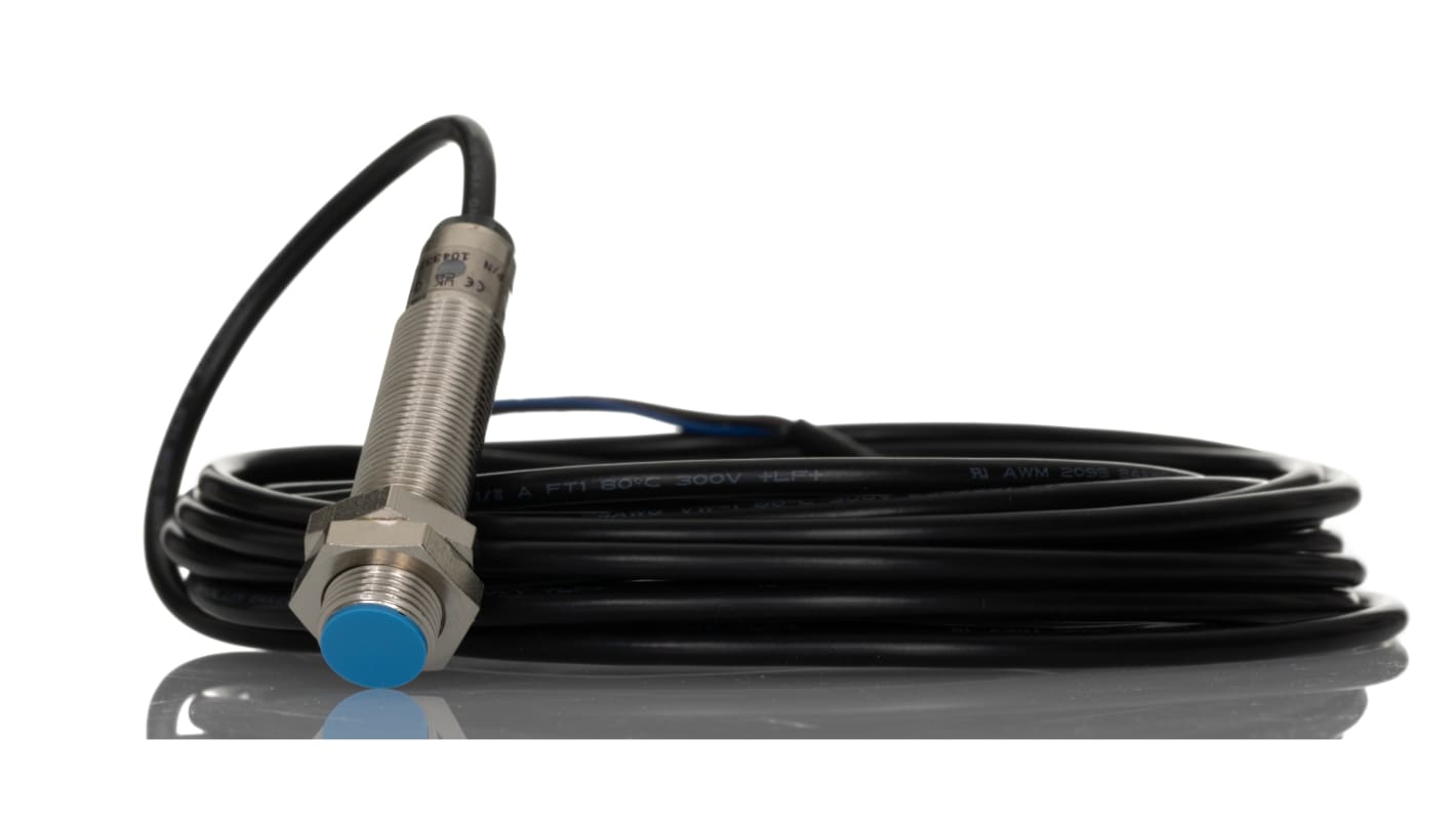Rs-Online Sensore di prossimità Cilindro filettato SICK M12 rilevamento 4 mm 10 → 30 V CC