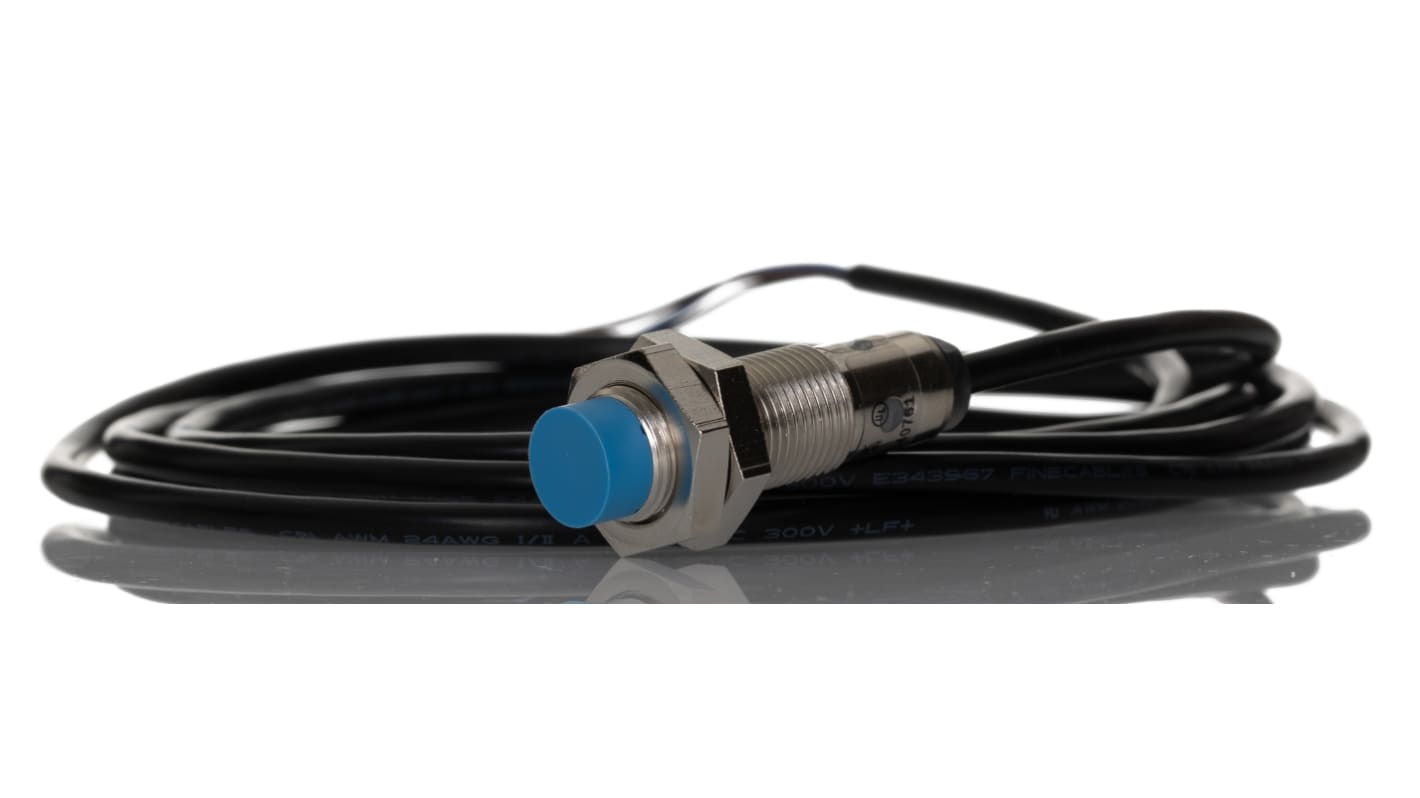 Rs-Online Sensore di prossimità Cilindro filettato SICK M12 rilevamento 4 mm 10 → 30 V CC
