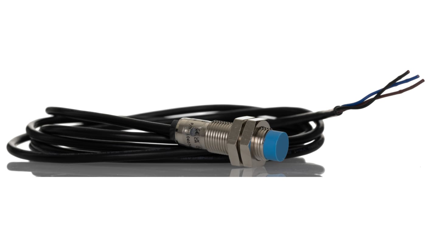 Rs-Online Sensore di prossimità Cilindro filettato SICK M12 rilevamento 4 mm 10 → 30 V CC