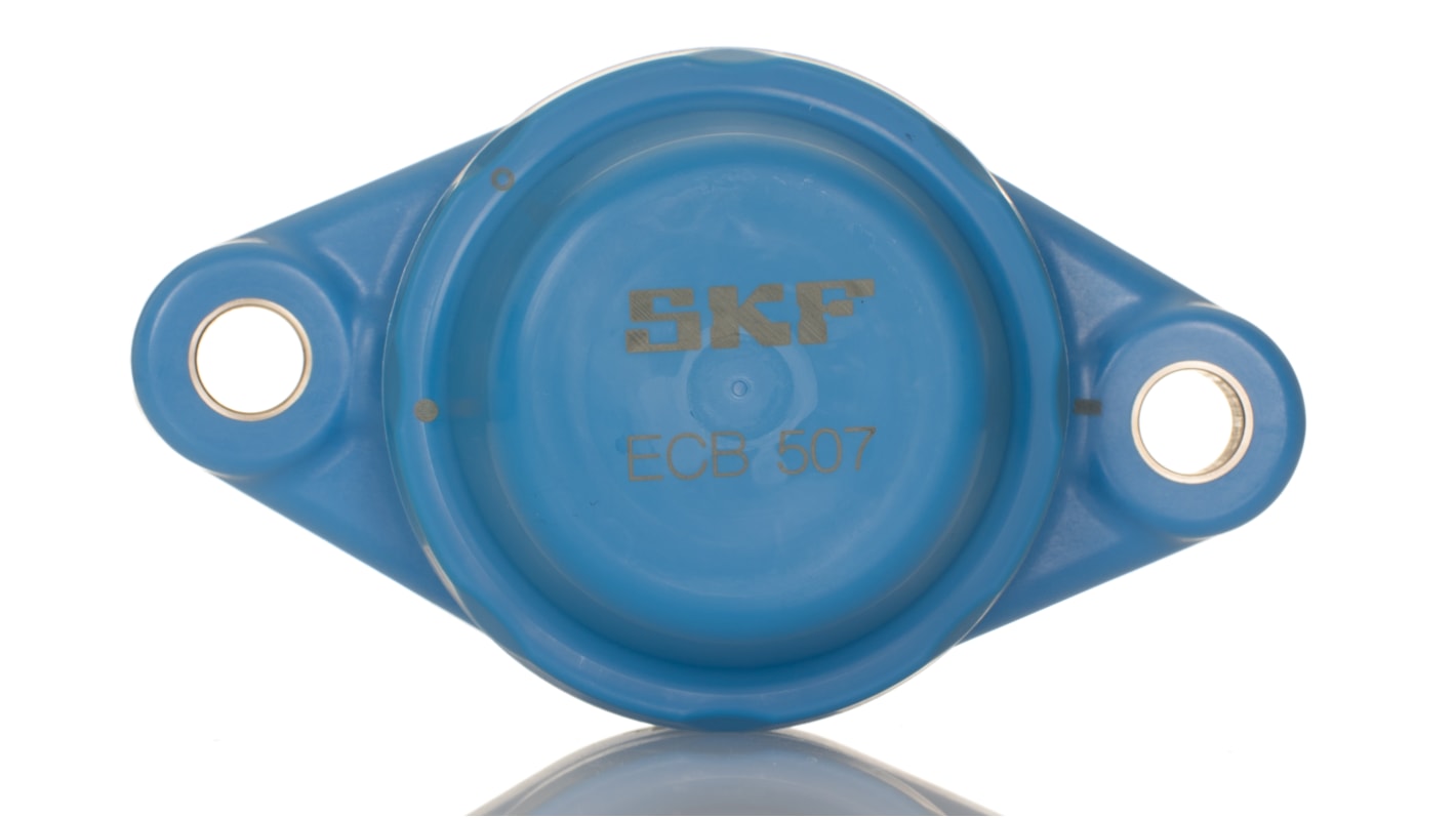 SKF 3-Loch Lagereinheit aus Edelstahl, Innen-Ø 35mm, 64.6mm x 114mm