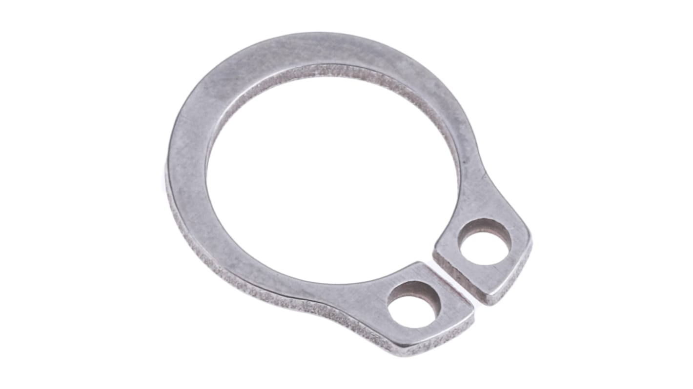 RS PRO Sicherungsringe Aussenring für Wellen-Ø 10mm, Nut-Ø 9.6mm 1mm 17mm Edelstahl