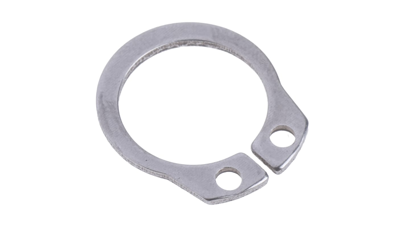 RS PRO Stainless Steel External Circlip, 12mm Shaft Diameter, 11.5mm Groove Diameter