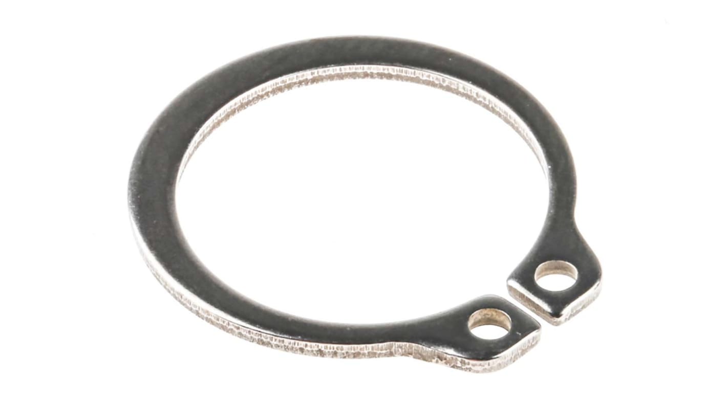 RS PRO Sicherungsringe Aussenring für Wellen-Ø 20mm, Nut-Ø 19mm 1.2mm 28.4mm Edelstahl