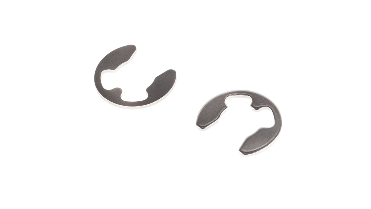 RS PRO Stainless Steel E Type Circlip, 10mm Shaft Diameter