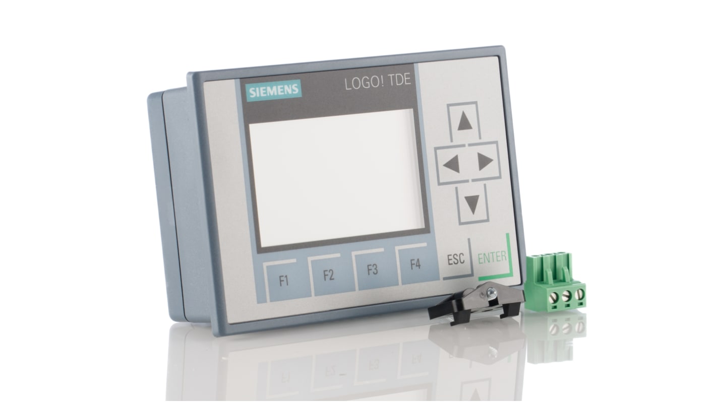 Moduł wyświetlacza Siemens Wyświetlacz tekstowy do sterownika PLC Seria LOGO 6ED1055-4MH08-0BA1 86 x 128,2 x 38,7 mm