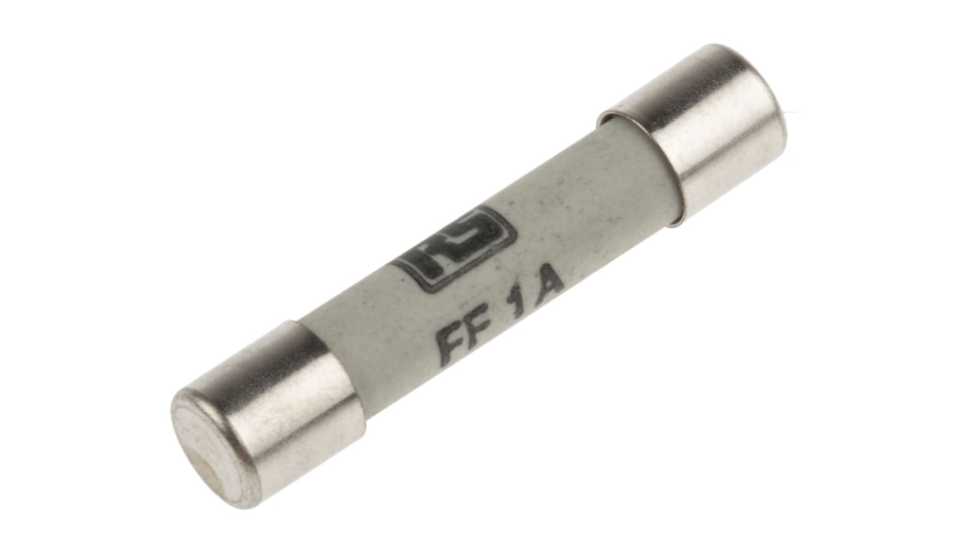 RS PRO 1A FF Ceramic Cartridge Fuse, 6.3 x 32mm