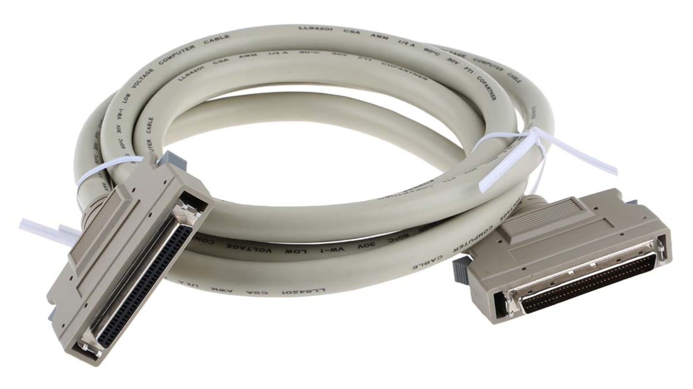 Cavo SCSI Grigio RS PRO, lunghezza 2m, fissaggio a Clip