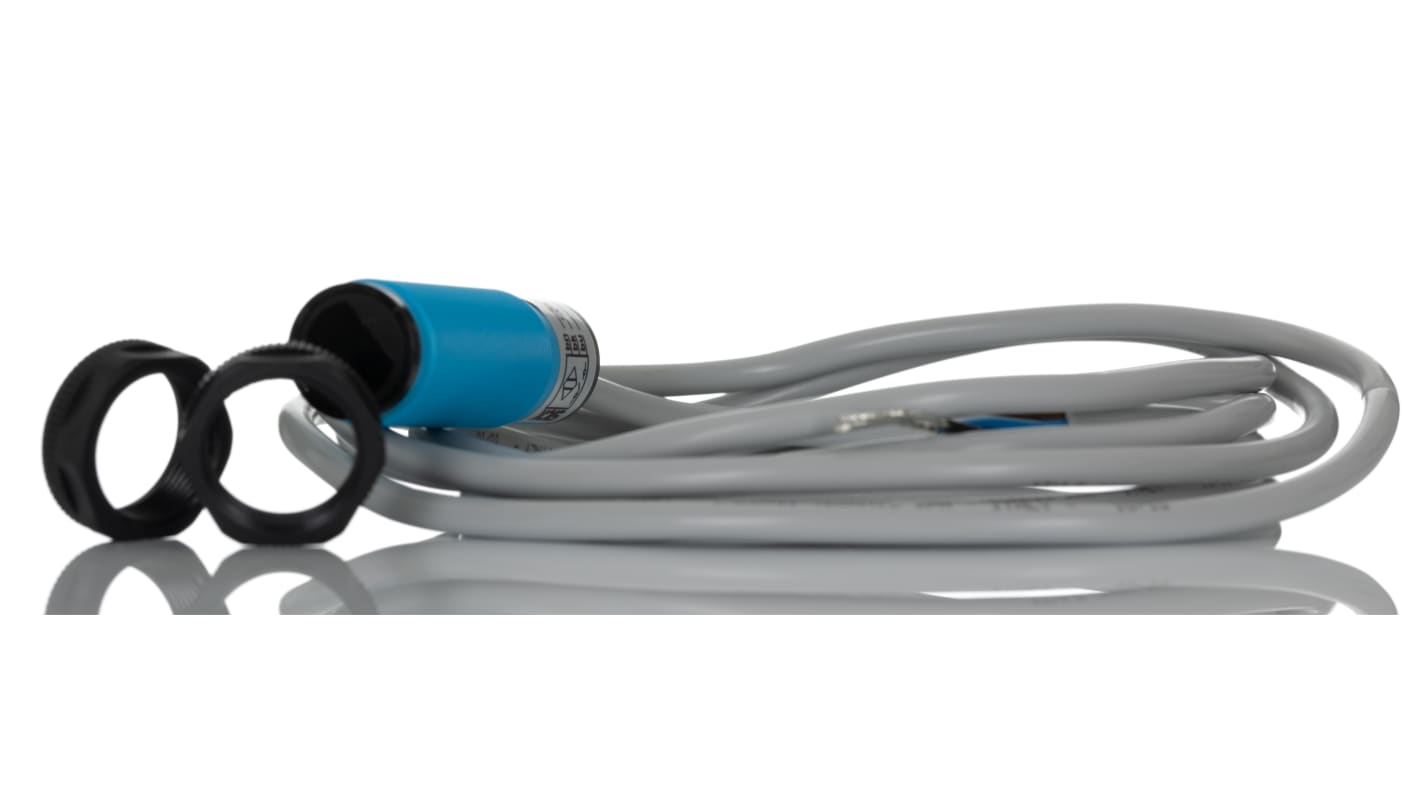 Rs-Online Sensore fotoelettrico Cilindrico SICK a soppressione di sfondo rilevamento 3 mm → 100 mm uscita NPN