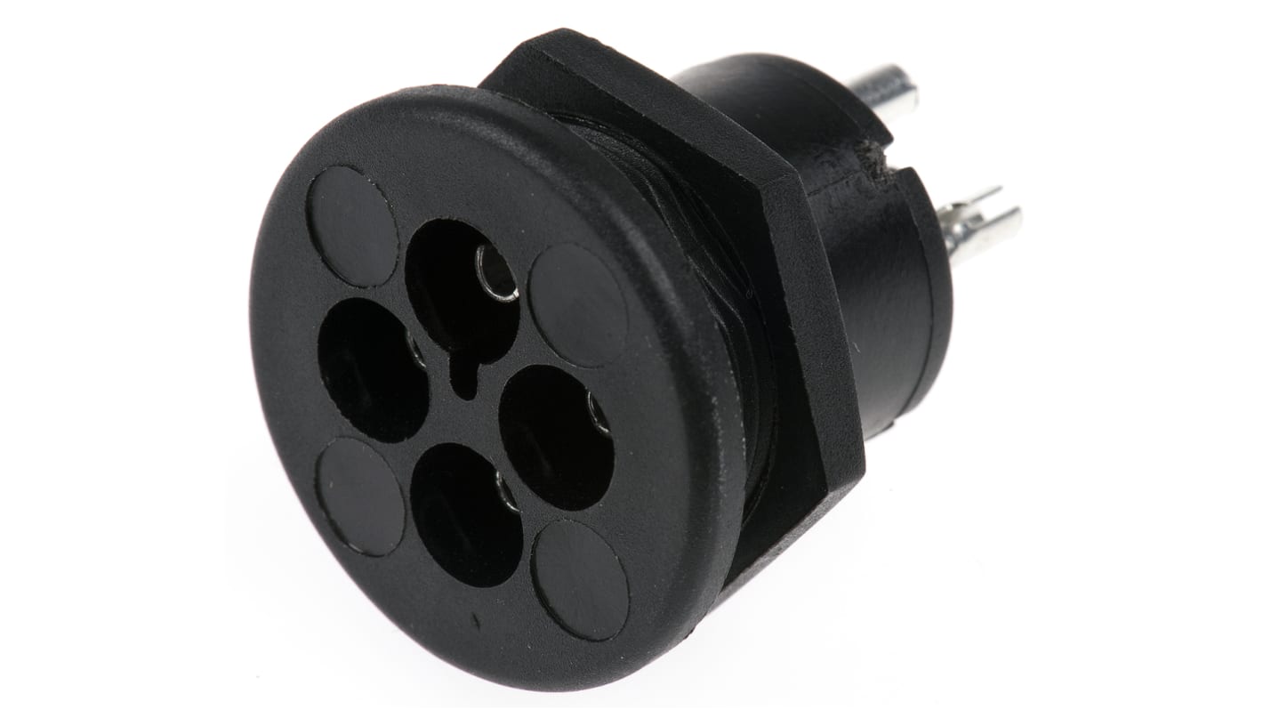 Bulgin 电源连接器, 250 V 交流, 3A, 面板安装, 焊接端接