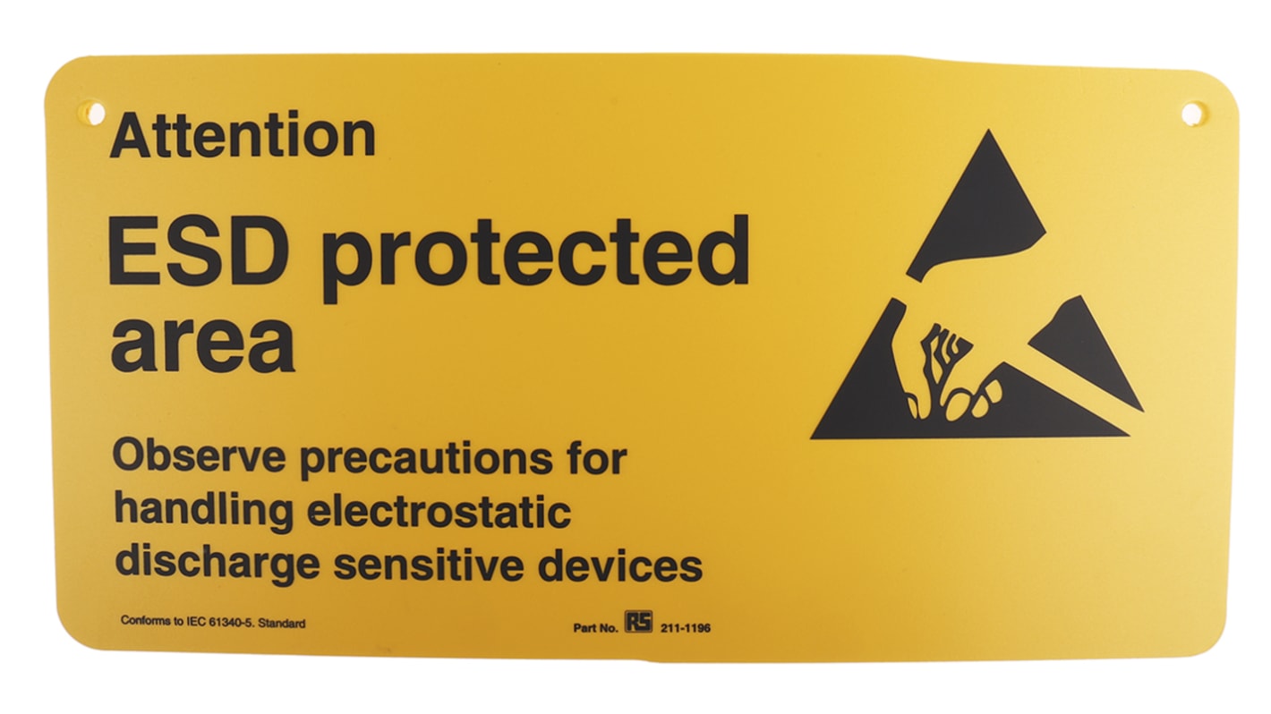 Safety Poster, Rigid Plastic, English, 300 mm, 150mm
