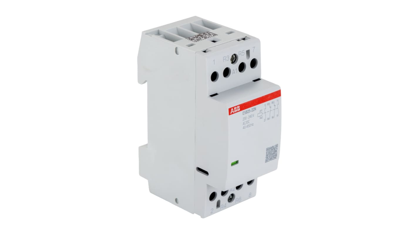 Stycznik 230 → 240 V. ABB styki: 4 1,3 kW 25 A 2NO + 2NC 1SAE231111R0622