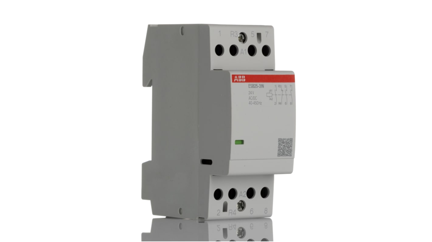 Stycznik 24 V ABB styki: 4 17.3 kW 25 A 3NO + 1NC 1SAE231111R0131