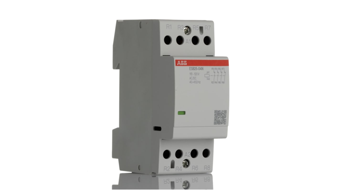 Stycznik 110 → 120 V. ABB styki: 4 17.3 kW 25 A 4NC 1SAE231111R0404