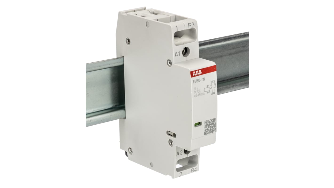Stycznik 24 V ABB styki: 2 3,7 kW 16 A 1NO + 1NC 1SBE111111R0111