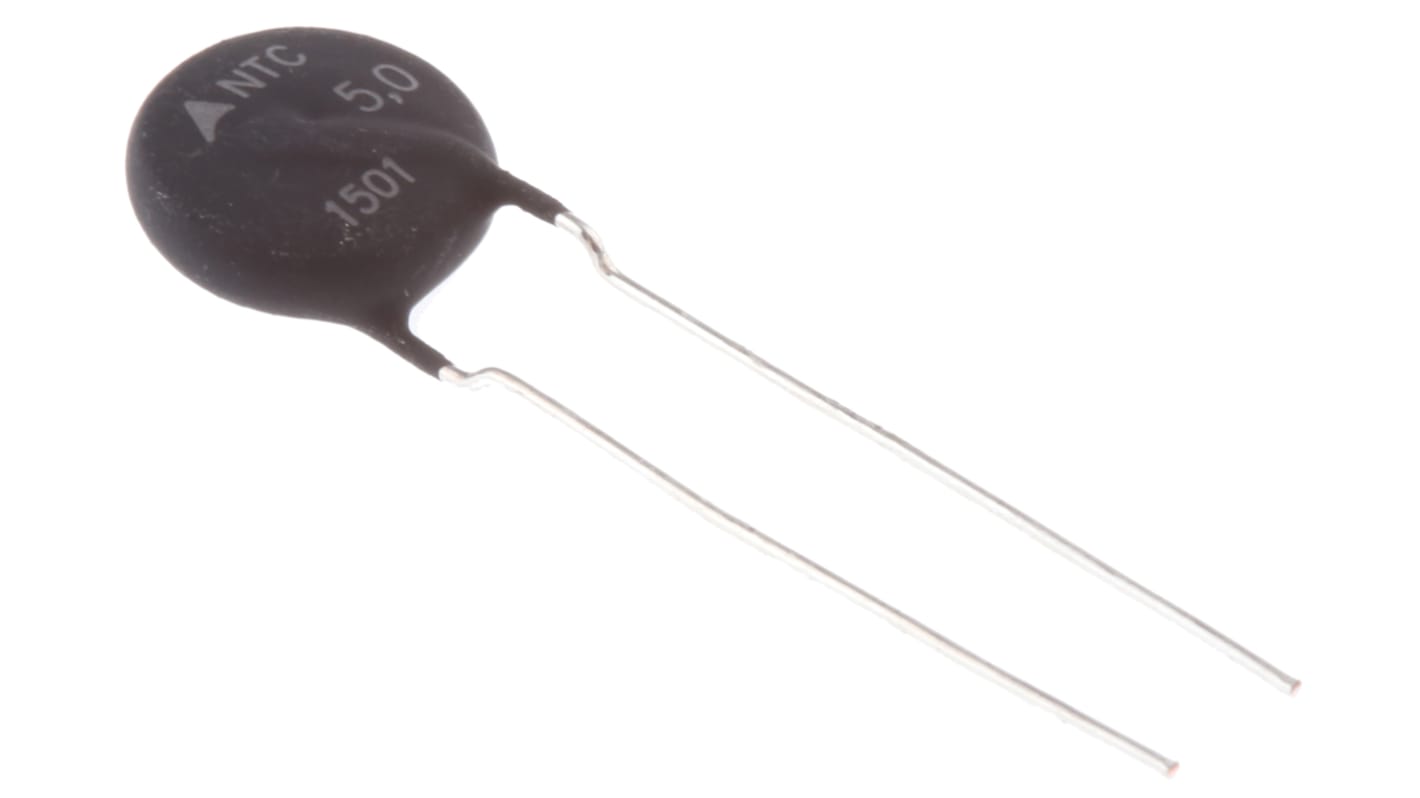 EPCOS Thermistor, 5Ω Resistance, NTC Type, 11.5 x 6 x 16mm