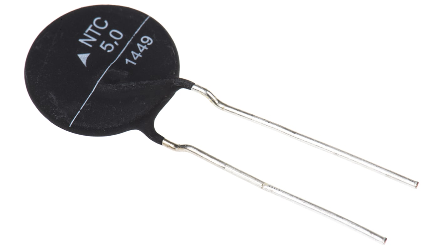 EPCOS Thermistor, 5Ω Resistance, NTC Type, 21 x 7mm