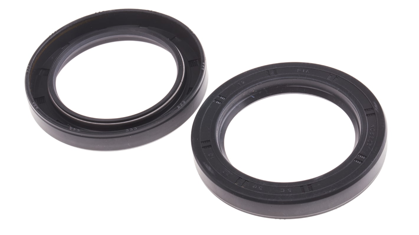 RS PRO Nitrile Rubber Seal, 50mm ID, 72mm OD, 10mm