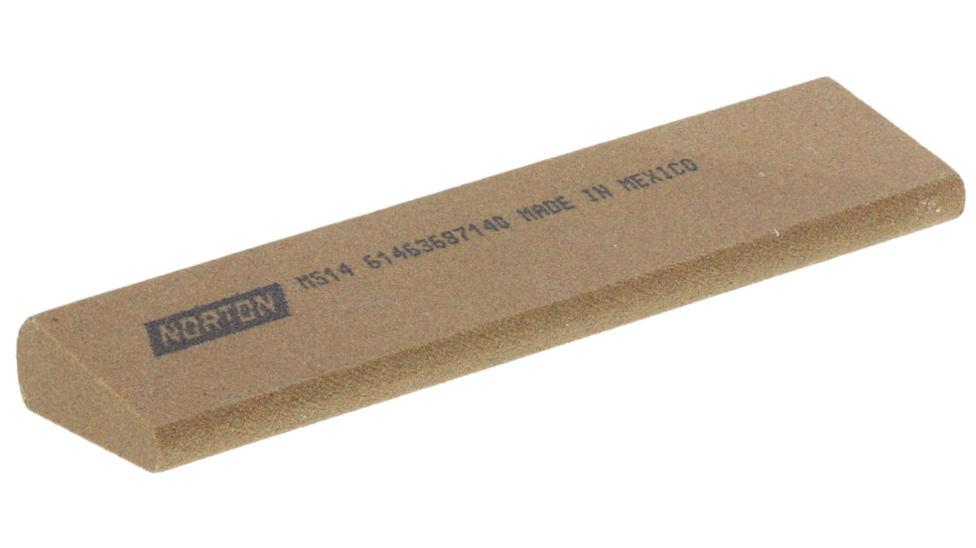 Norton Medium Round Edge Sharpening Stone, 102mm x 25mm x 11mm
