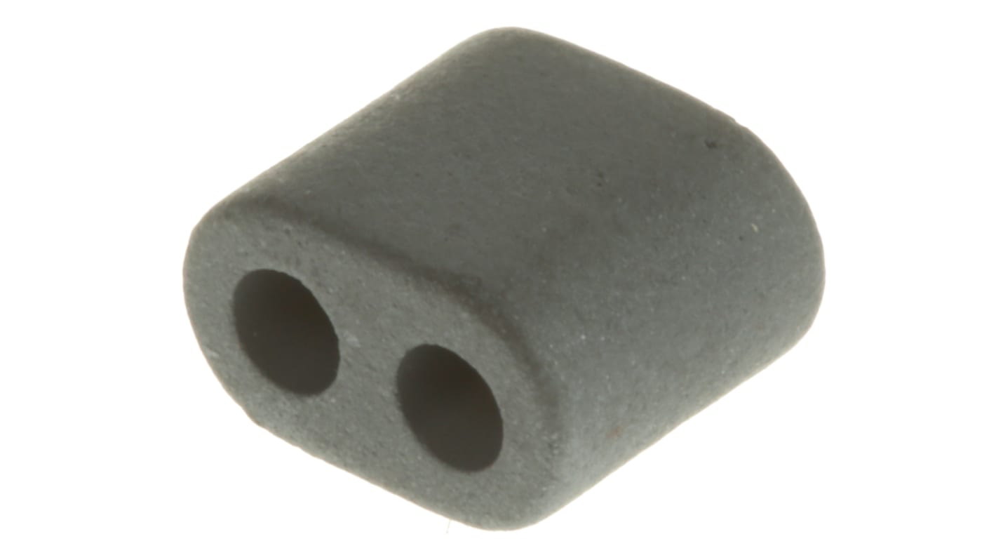 EPCOS 双孔磁环, 1.7mm孔径, 2孔, 192Ω@100MHz, 96Ω@25MHz, 用于宽带变压器, K1制, B62152系列
