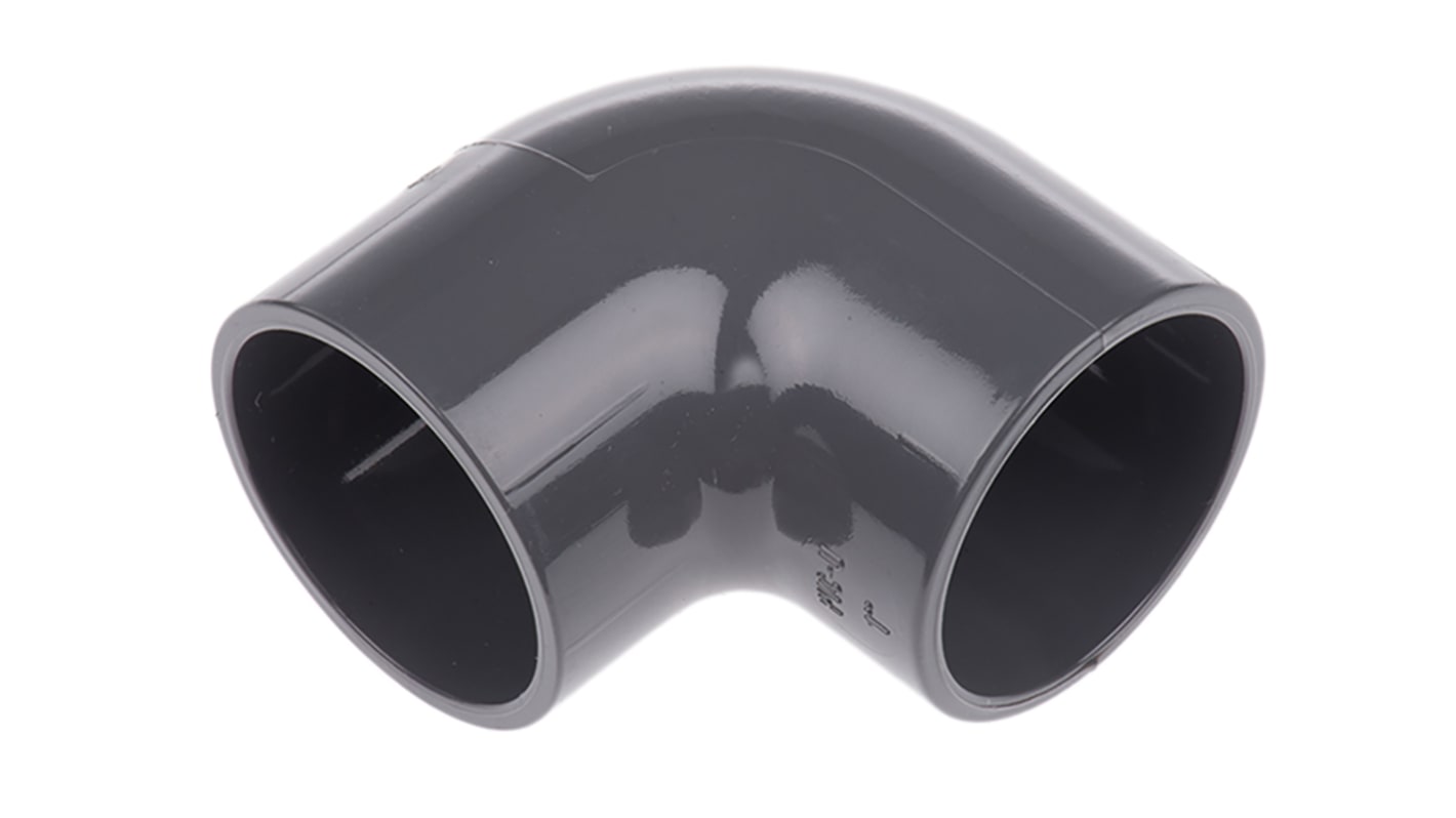 Georg Fischer Plastic Pipe Fitting, 90° Elbow, 1in