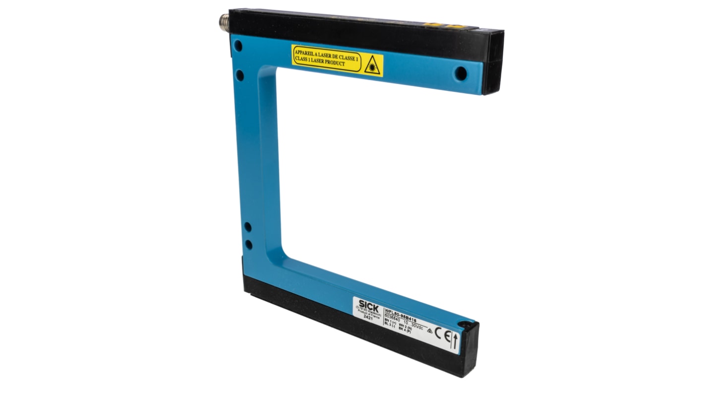 Rs-Online Sensore fotoelettrico SICK rilevamento 80 mm uscita Commutazione luce/buio NPN PNP