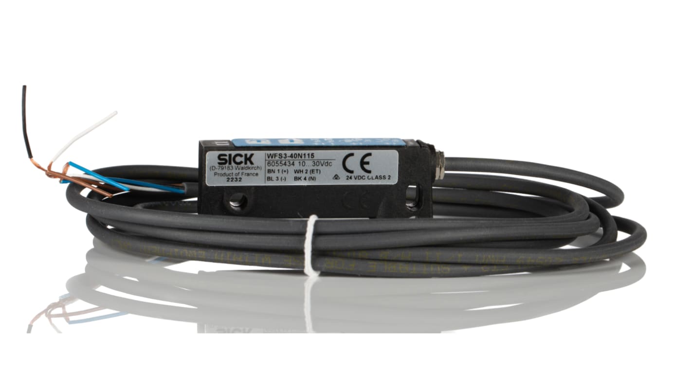Rs-Online Sensore fotoelettrico SICK rilevamento 3 mm uscita Commutazione luce/buio NPN