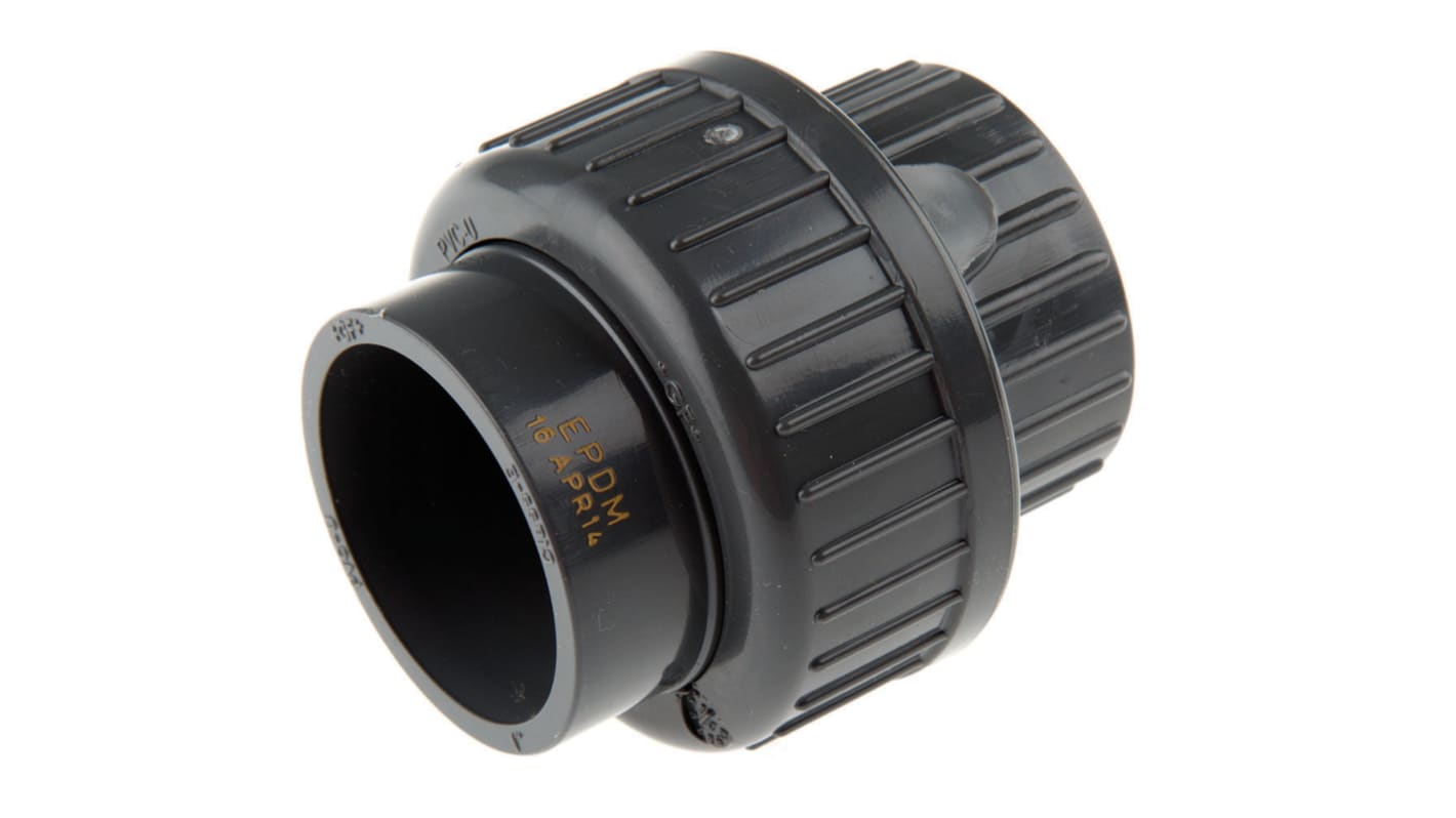 Georg Fischer Plastic Pipe Fitting, Straight Union, 1in