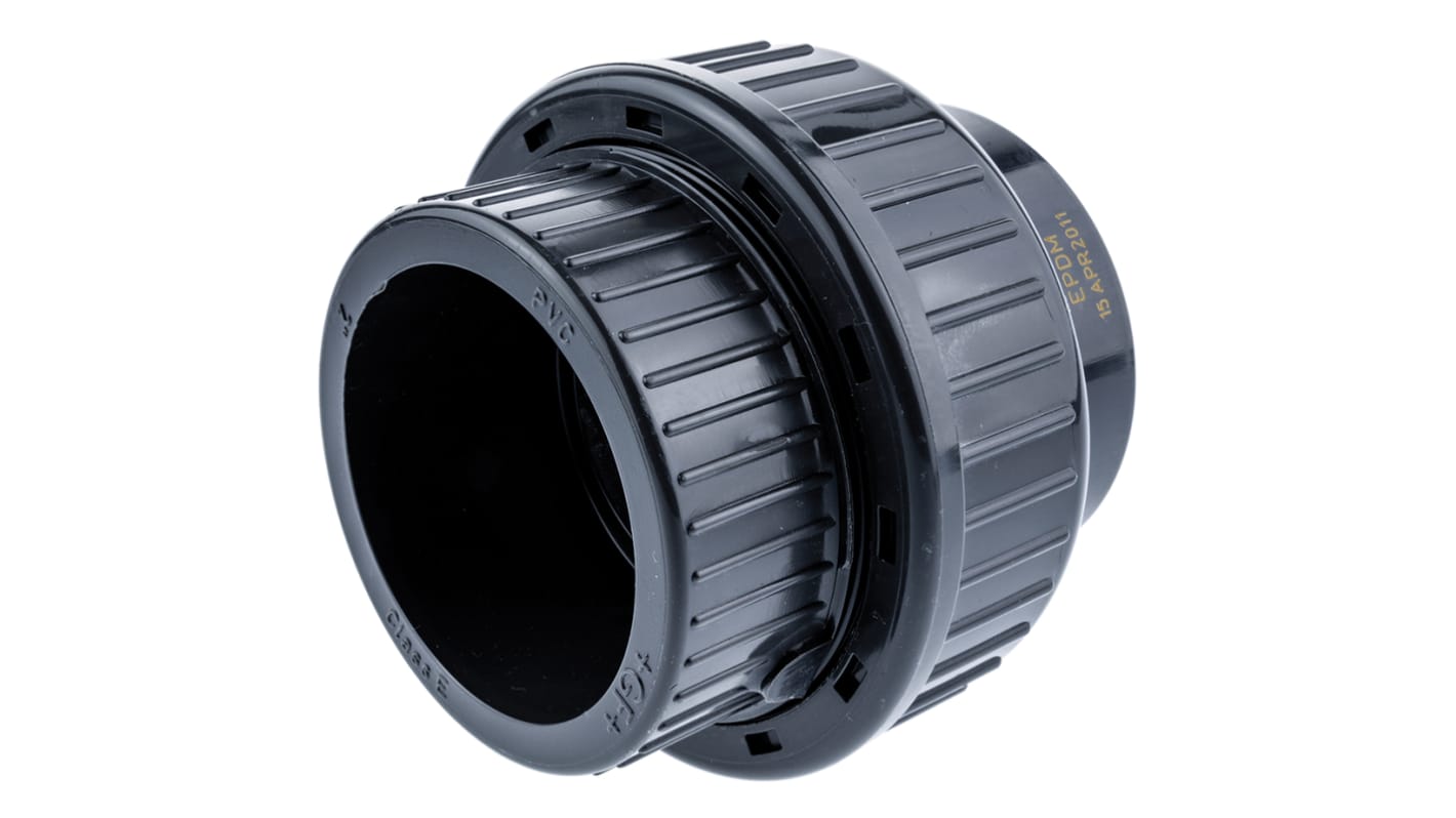 Georg Fischer Plastic Pipe Fitting, Straight Union, 2in