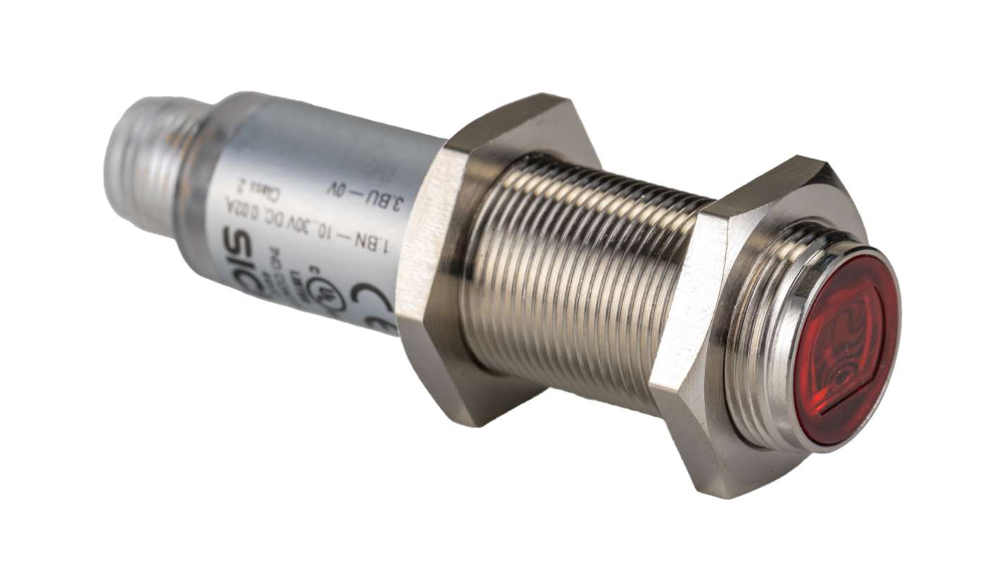 SICK Through Beam Photoelectric Sensor, Barrel Sensor, 0 → 28 m Detection Range