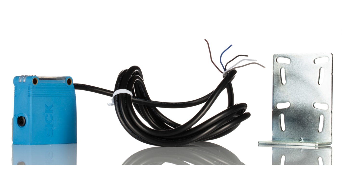 Rs-Online Sensore fotoelettrico Rettangolare SICK rilevamento 20 mm → 2 m. uscita Relè