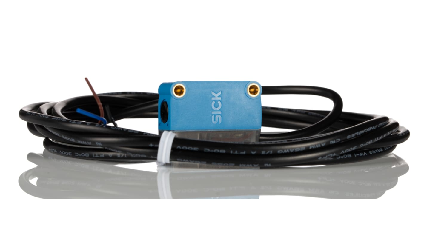 Rs-Online Sensore fotoelettrico Rettangolare SICK rilevamento 250 mm → 300 mm uscita Commutazione luce/buio PNP