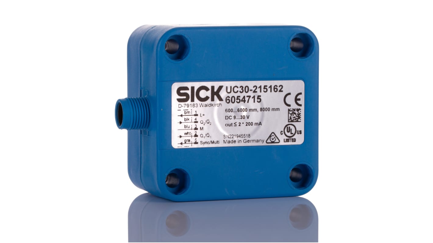Rs-Online Sensore di prossimità a parallelepipedo SICK rilevamento 6 m 9 → 30 V c.c