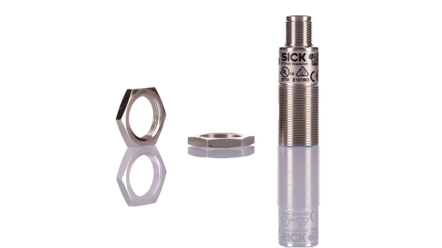Rs-Online Sensore di prossimità Cilindro filettato SICK M18 rilevamento 350 mm 10 → 30 V CC