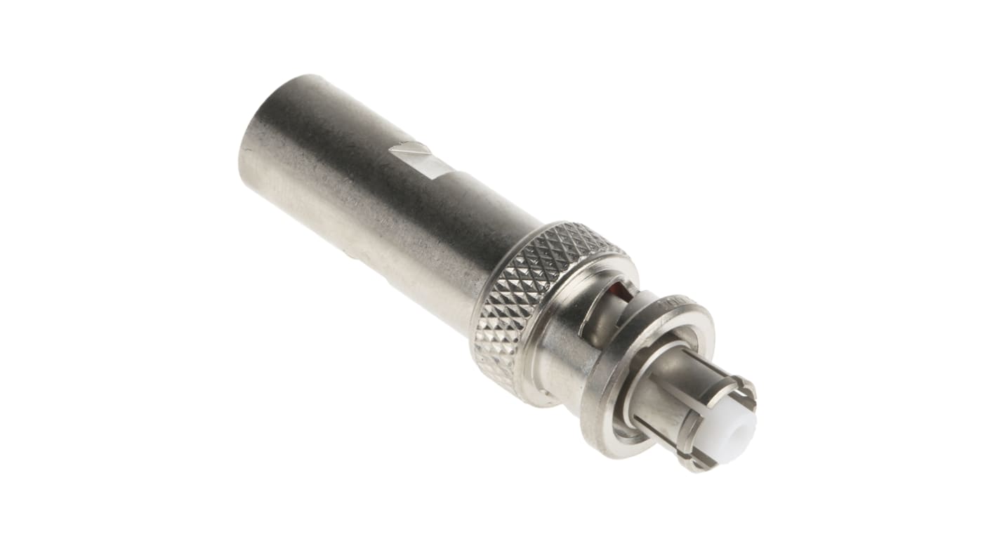 Radiall SHV Series, Plug Cable Mount BNC Connector, 50Ω, Clamp Termination, Straight Body